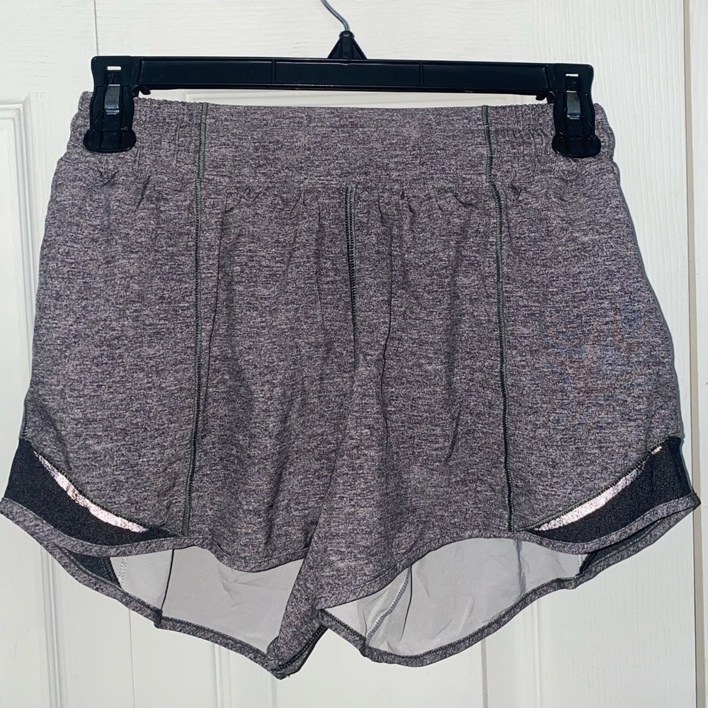 Lululemon grey hotty hot shorts